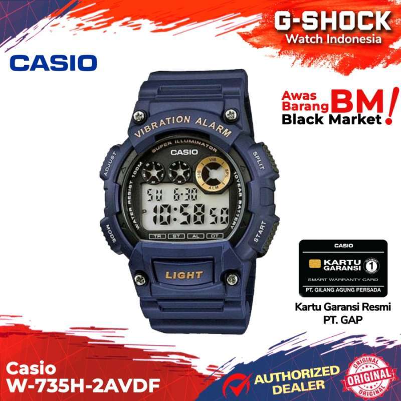 Promo Casio General W 735H 2AVDF W 735H W 735 W735H W 735H Diskon