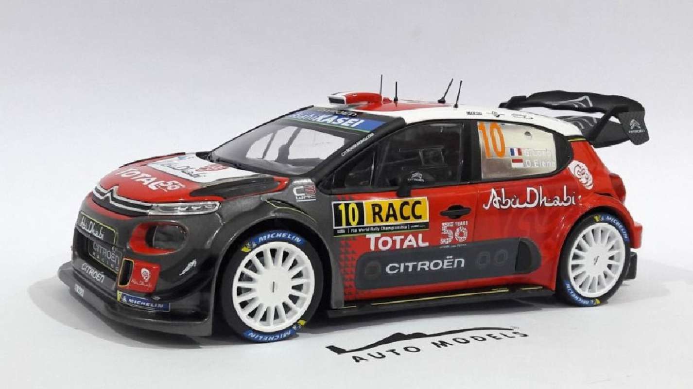 Norev 1/18 Citroën C4 WRC – Loeb / Elena – Miniature Occasion – Lire Description