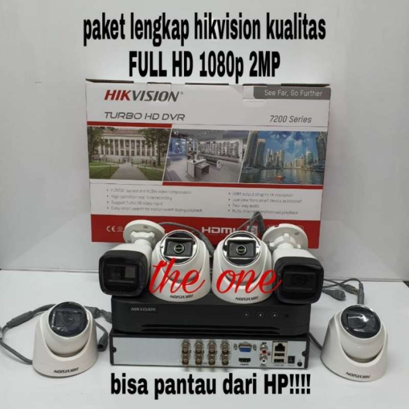 Promo paket cctv 6 camera dvr 8 channel original Diskon 23 di
