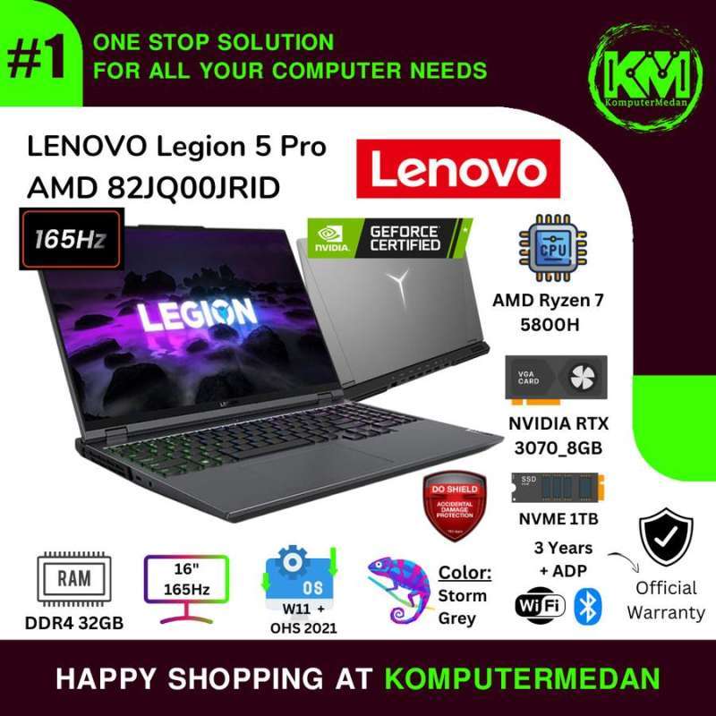 LENOVO Legion Pro AMD R7 5800H/DDR4 32GB/NVME 1TB/RTX 3070
