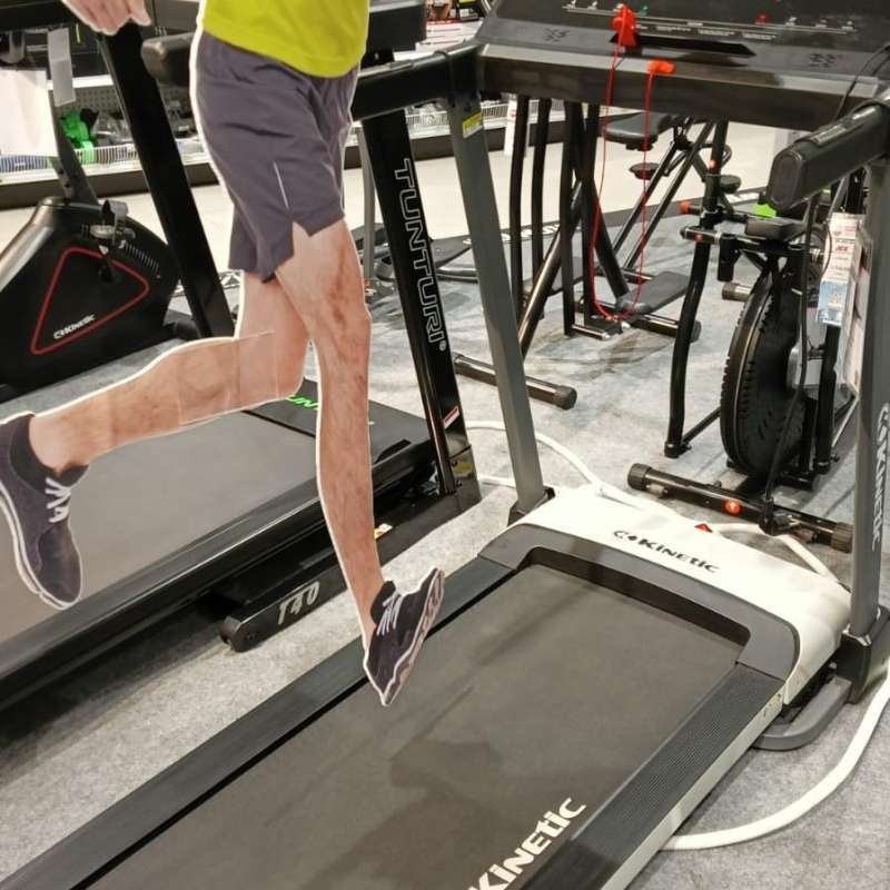Kinetic treadmill sales motorized 12p