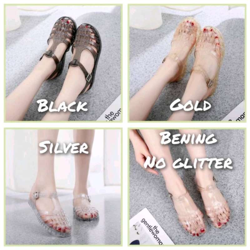 Sandal sepatu clearance jelly