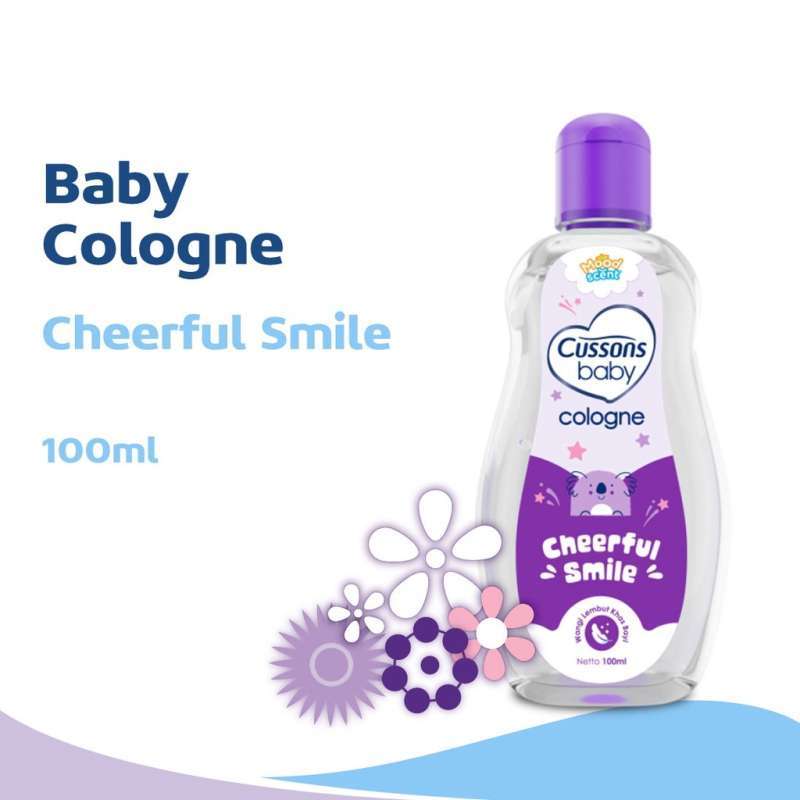 Cussons Baby Cologne Cheerful Smile Minyak Wangi Bayi 100ml