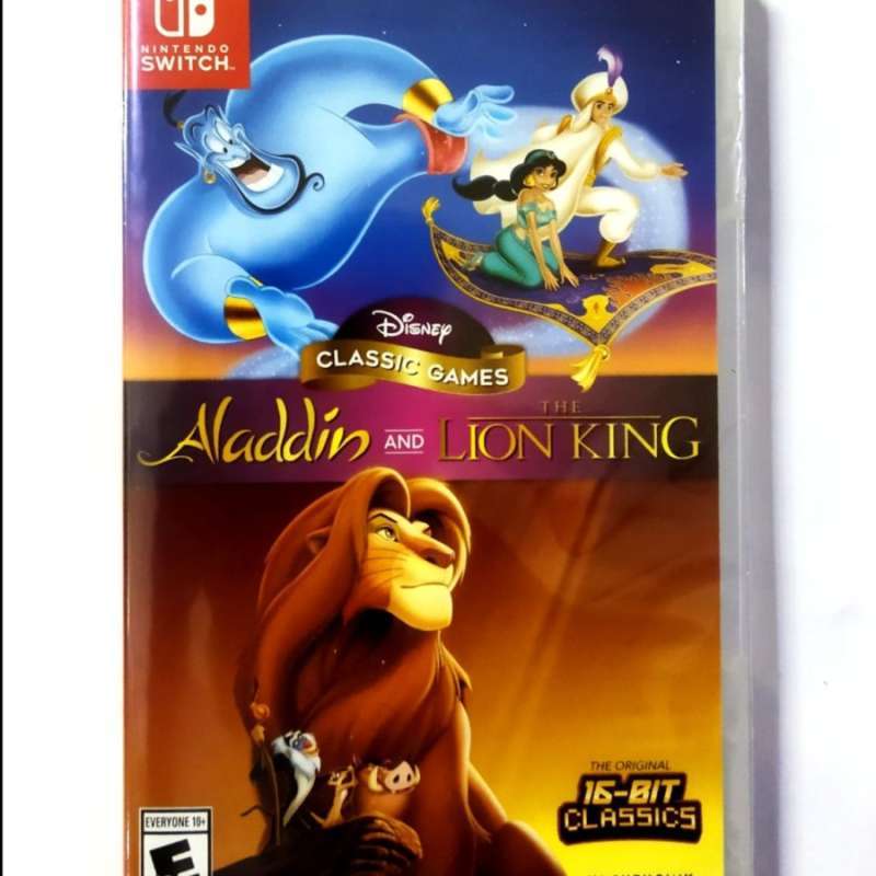 Kaset Switch Disney Classic Games: Aladdin and The Lion King