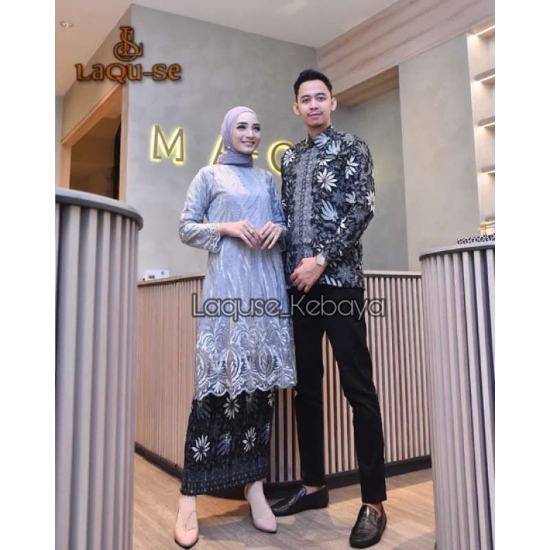 Promo Setelan Kebaya Tunik Batik Couple Modern Terbaru Outfit Pasangan Kondangan Wisuda By Laquse kebaya2 Atasan Kebaya Silver Diskon 18 Di Seller Lovalotta.id Cipedak Kota Jakarta Selatan Blibli