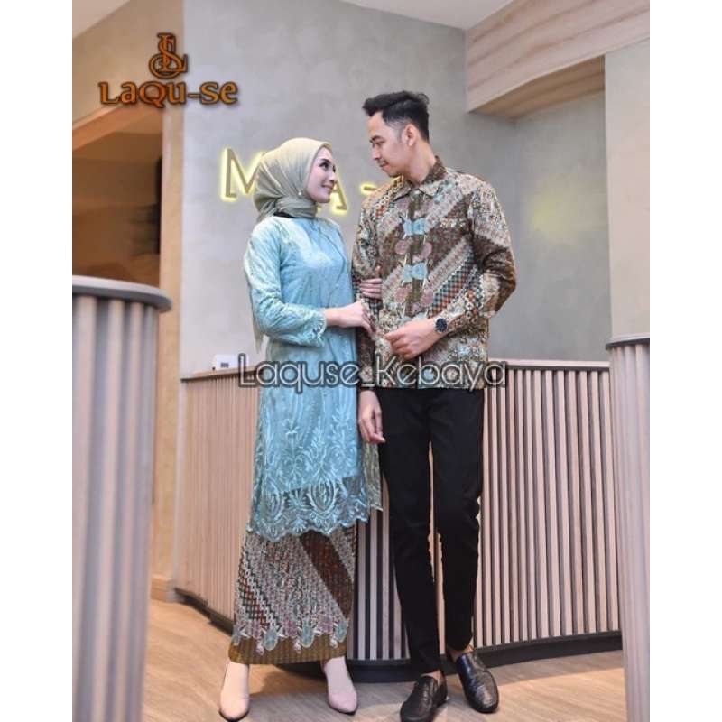 Promo Setelan Kebaya Tunik Batik Couple Modern Terbaru Outfit Pasangan Kondangan Wisuda By Laquse kebaya2 Atasan Kebaya Green Tea Diskon 18 Di Seller Lovalotta.id Cipedak Kota Jakarta Selatan Blibli