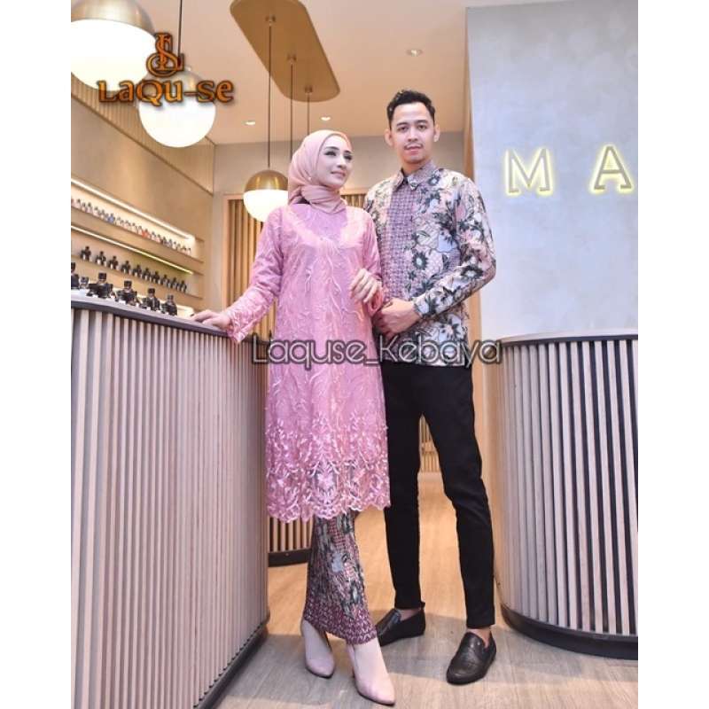 Jual Setelan Kebaya Tunik Batik Couple Modern Terbaru Outfit