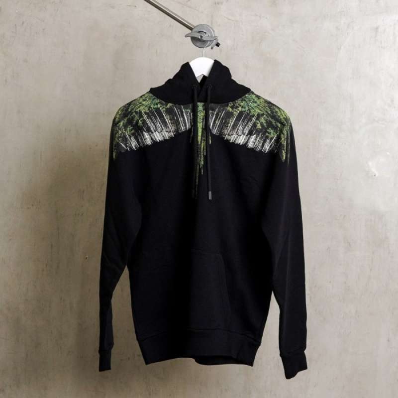 Marcelo burlon hoodie green on sale