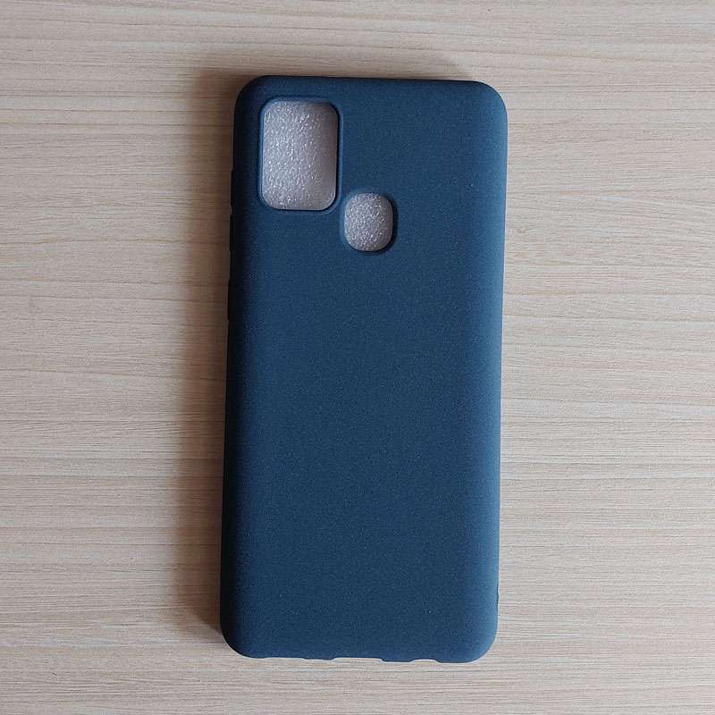Jual Case Samsung A21s Casing Soft Slim Simple Biru Di Seller
