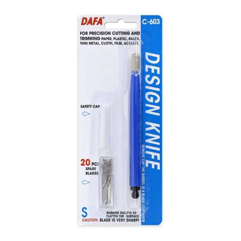 pen knife pen cutter pisau pena design knife dafa c-603