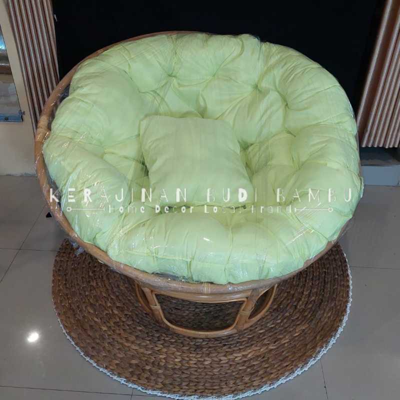 Promo KURSI PAPASAN ROTAN BANTAL PARABOLA KURSI SANTAI FURNITURE