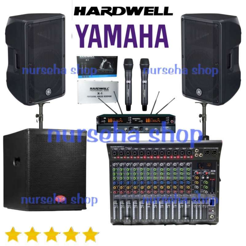 Jual Paket Speaker Aktif Yamaha 15 Inch Dbr15 Sub 15 Sound System