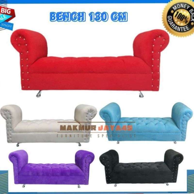 Jual Sofa Bench Ottoman Tangan Sofa Bench Minimalis Panjang 130