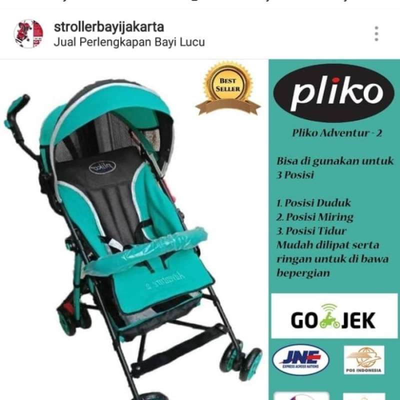 Jual Stroller Murah Pliko Adventure Di Seller Luarbiasa Shop Harapan Jaya Kota Bekasi Blibli