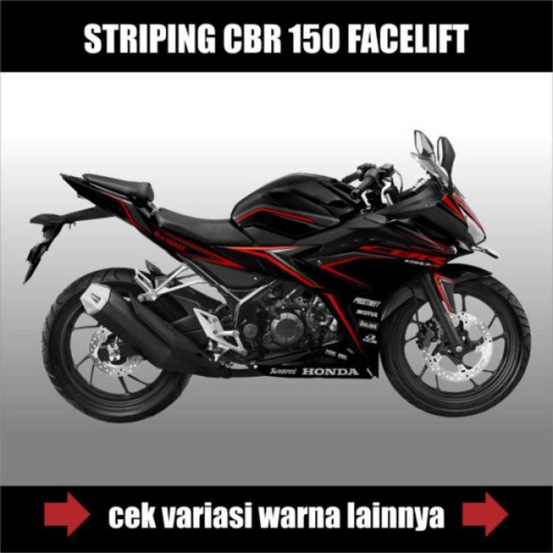 Jual Decal Striping Honda Cbr 150r Facelift Semifull Stiker