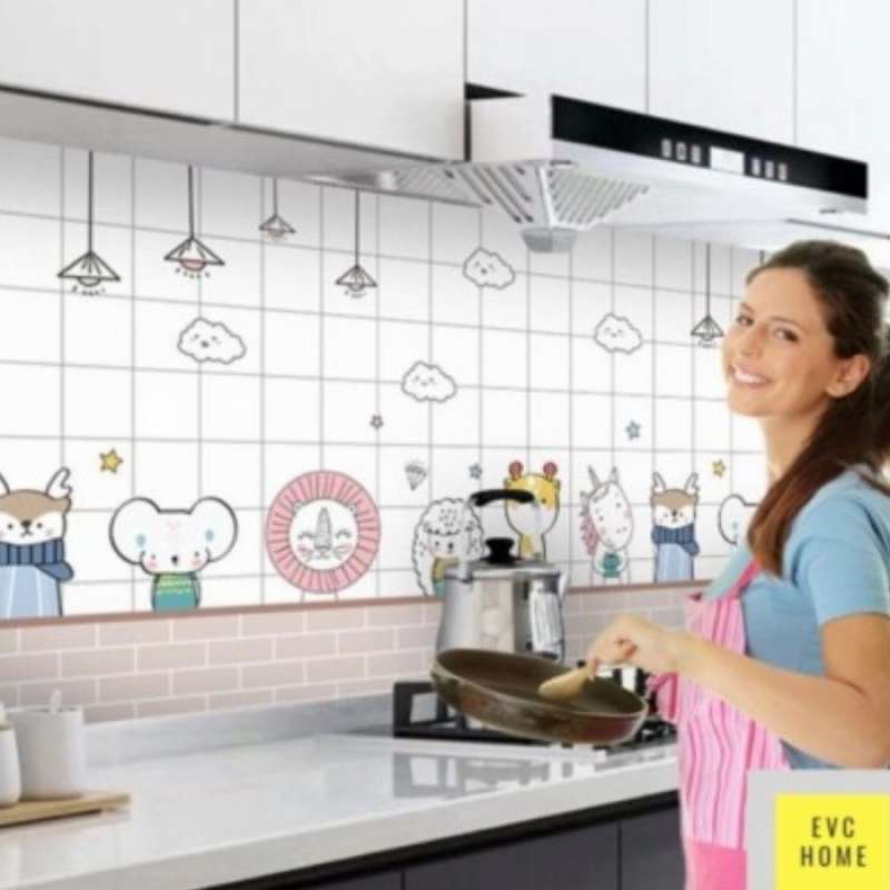 Sticker kitchen set on sale