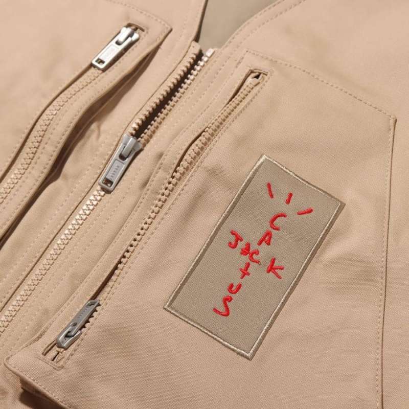 travis scott khaki vest