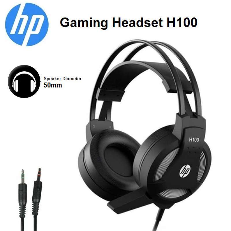Hp gaming headset h100 online