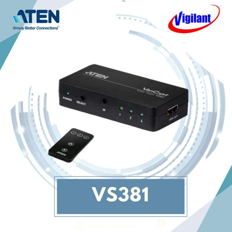 Promo Aten Vs381 3 port Hdmi Switch Diskon 23 Di Seller Hexana Store Kalibata Kota Jakarta Selatan Blibli