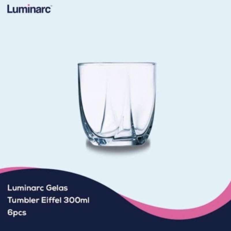 Luminarc Glass Eiffel OF Tumbler (Set of 6pcs) – GOOD HOMES