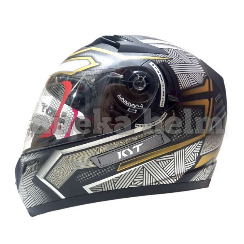 Kyt full outlet face double visor