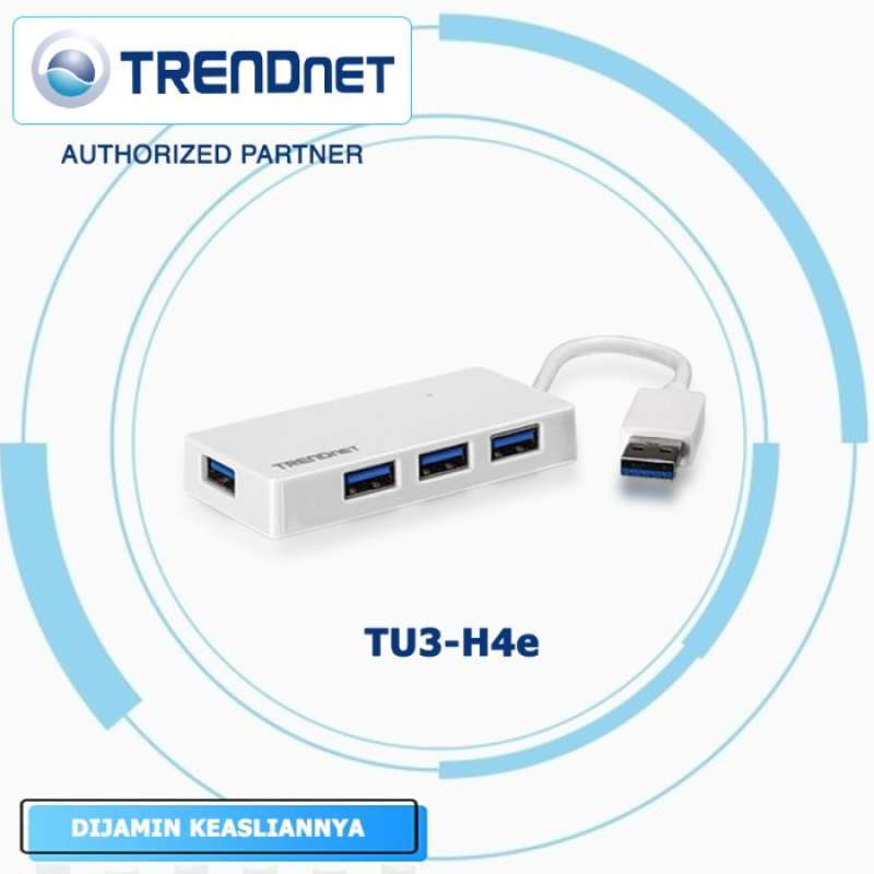 4-Port USB 3.0 Mini Hub - USB Hub - TRENDnet TU3-H4E