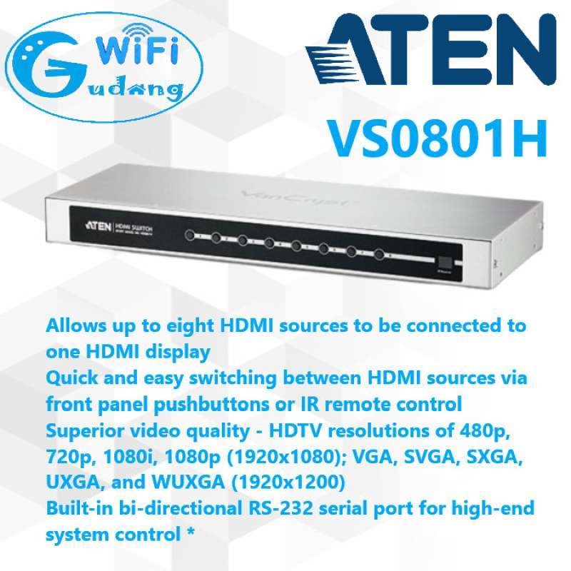 Promo Aten Vs0801h 8 port Hdmi Switch Diskon 23 Di Seller Richter Store Kebon Kacang Kota Jakarta Pusat Blibli