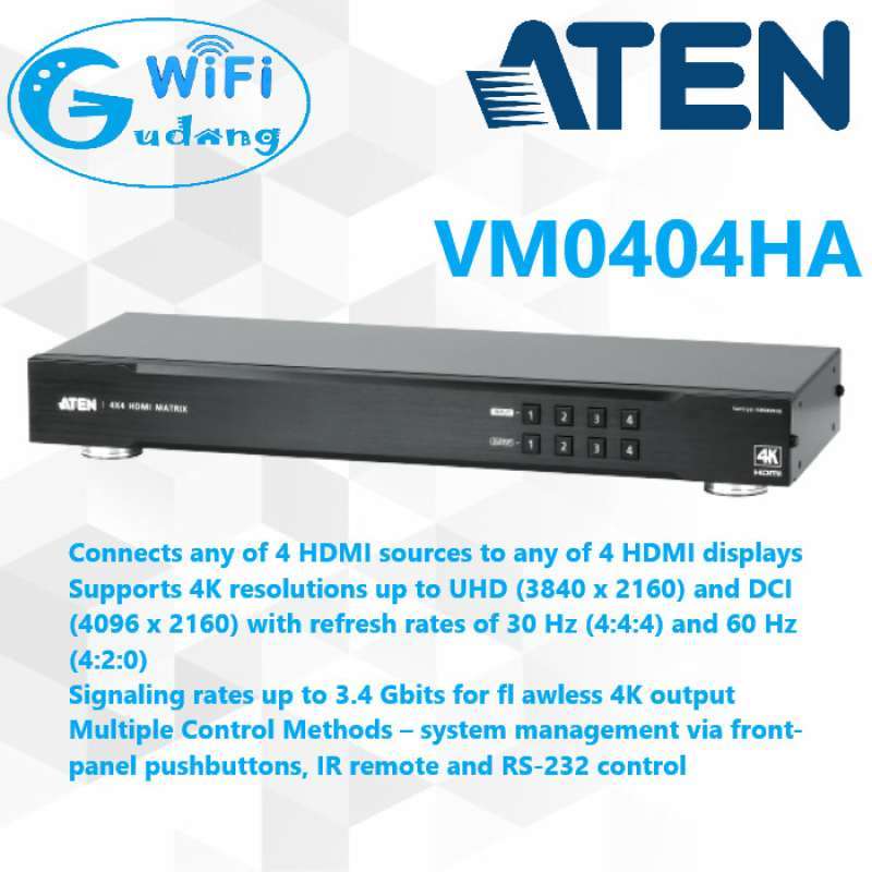 Promo Aten Vm0404ha 4x4 4k Hdmi Matrix Switch Diskon 23 Di Seller Richter Store Kebon Kacang Kota Jakarta Pusat Blibli