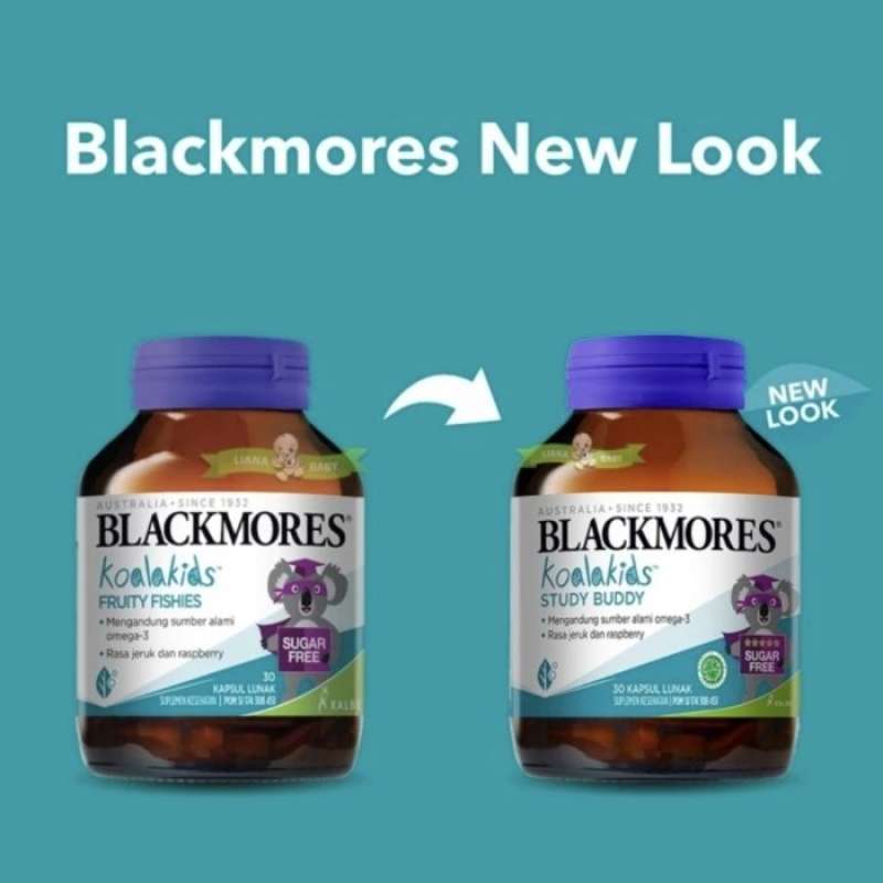 Promo Blackmores Kids Kid Fruity Fishies Omega 3 Minyak Ikan Fish