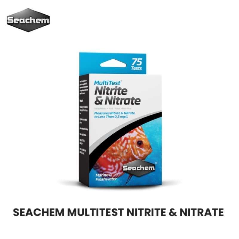 Promo Seachem MultiTest Nitrite & Nitrate Test Kit NO3 NO2 Tes