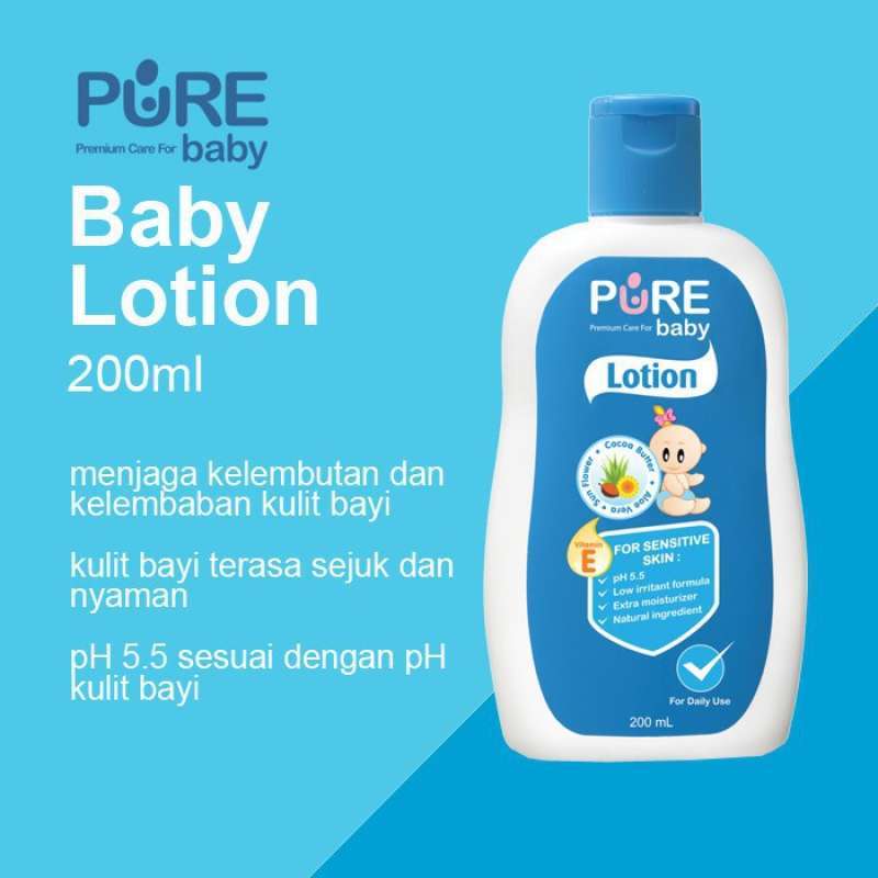 Pure shop baby lotion