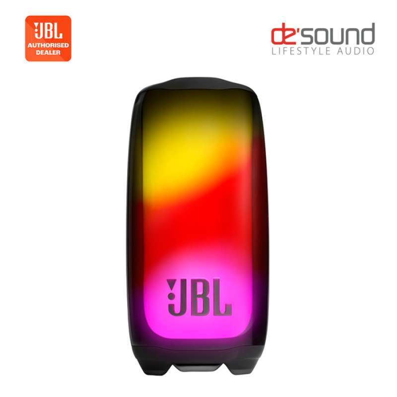 JBL Pulse 5: Speaker Nirkabel Bluetooth dengan Pertunjukan Cahaya 360 Derajat, Suara Mantap, IP67 Tahan Air, dan Waktu Putar 12 Jam. Ideal untuk Semua Penggemar Musik