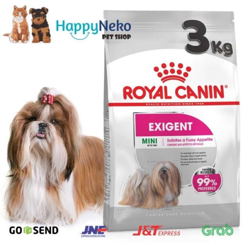 Promo royal canin mini exigent 3kg makanan anjing ras kecil dewasa