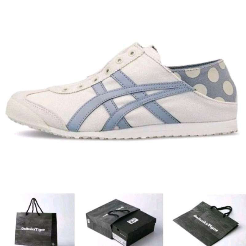 Jual Sepatu Onitsuka Tiger Mmexico 66 Slip On Paraty Polkadot Crem