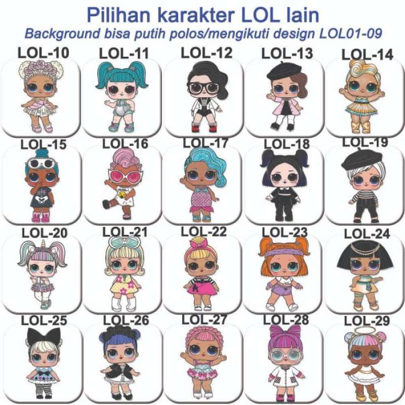 Kaos Anak L.O.L Surprise Dolls Series 49 motif FREE CETAK NAMA