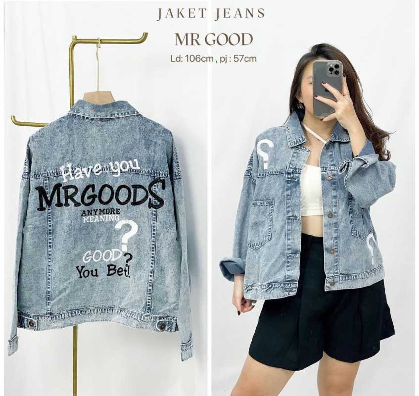 Jual Jaket Jeans Wanita BL Denim Mr Good Size L di Seller