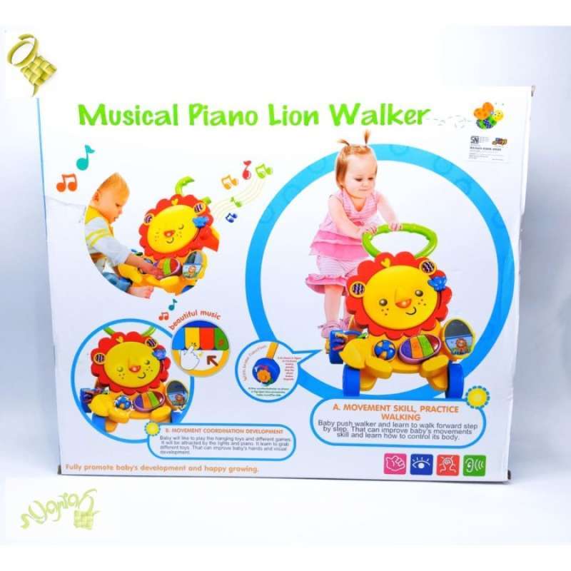 Promo Musical lion walker Baby Walker piano Lion Diskon 28 di