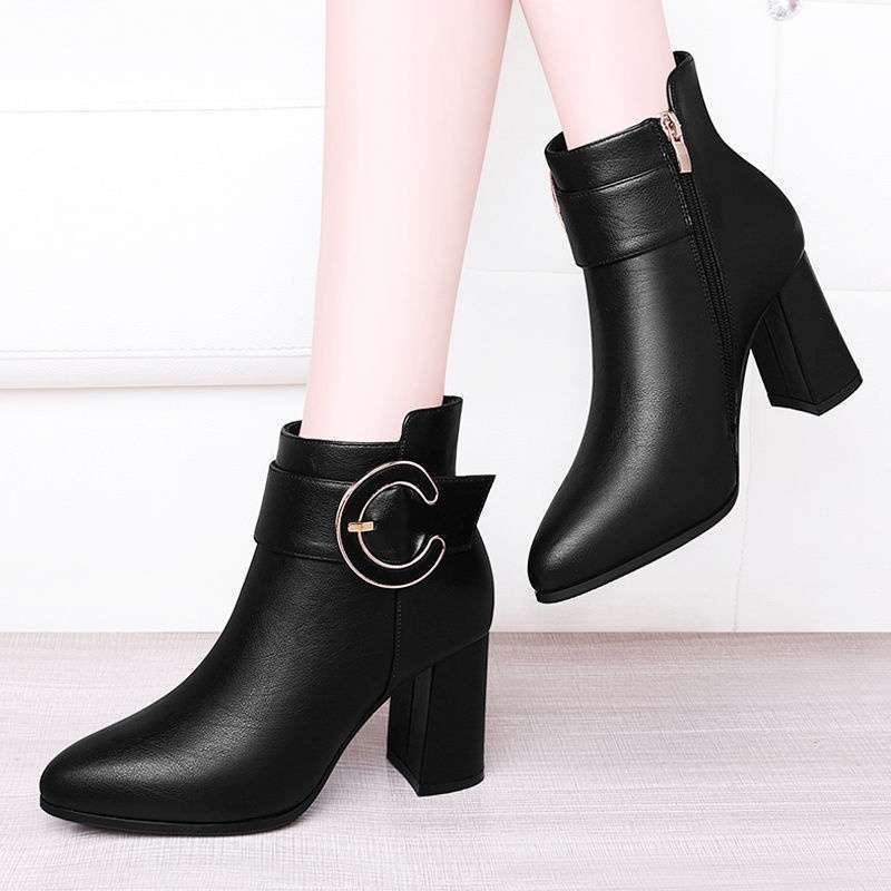 Sepatu Wanita Boot Heels Hak Model Boots Model Korea