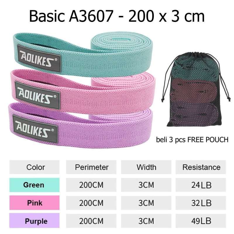 AOLIKES 1PCS Long Resistance Band 100cm Tension Elastic Training Band Pull up Yoga Pilates A3607 A3609