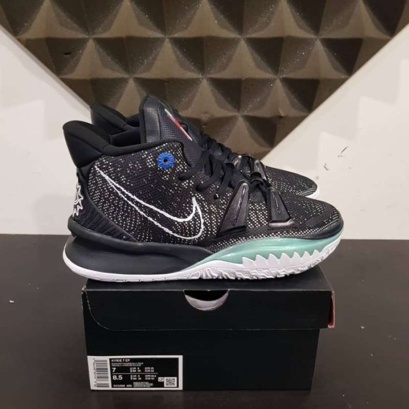 Jual SEPATU BASKET KYRIE 7 BLACK TEAL PREMIUM HIGH QUALITY di