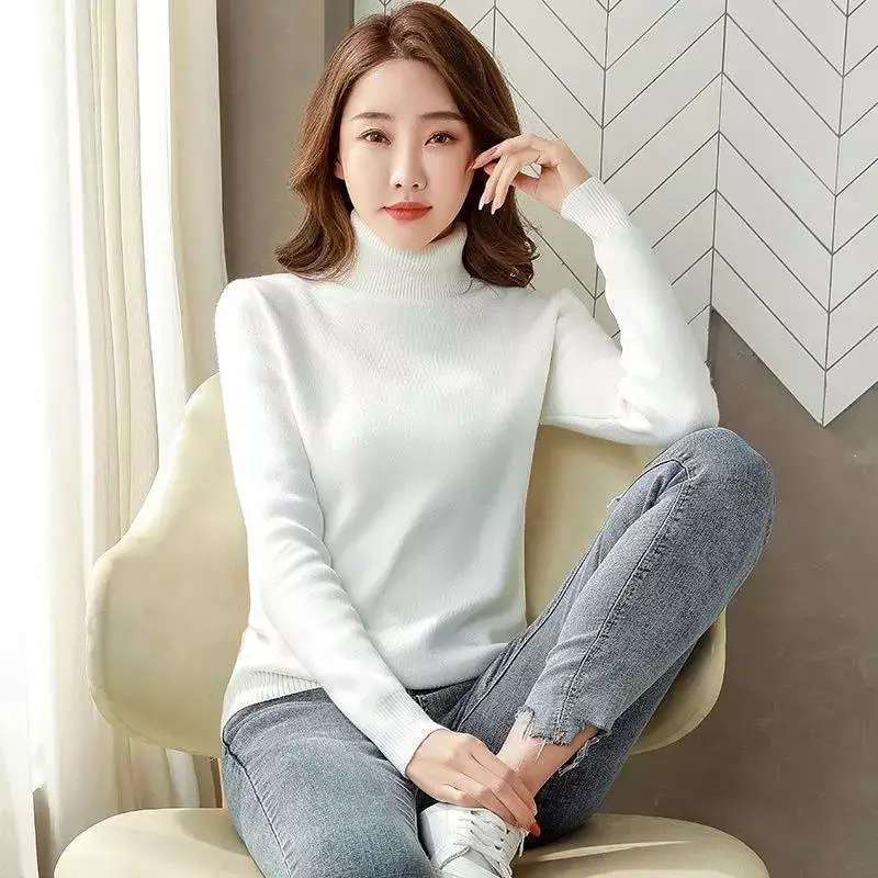 White velvet new arrivals turtleneck