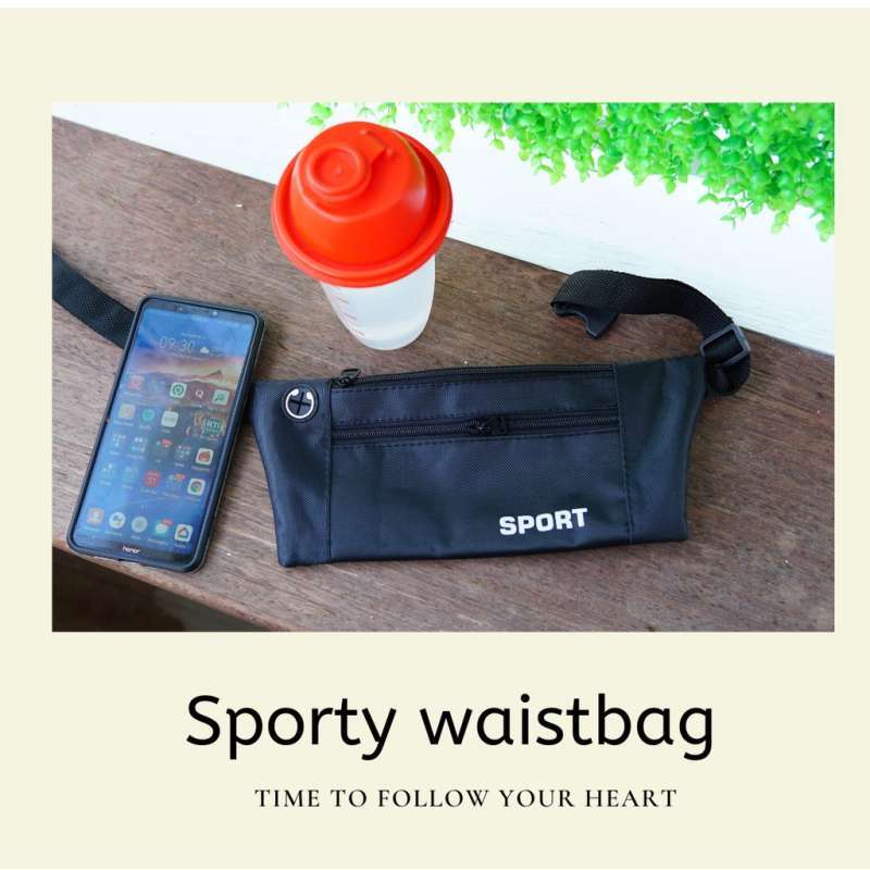 Tas pinggang cheap lari nike