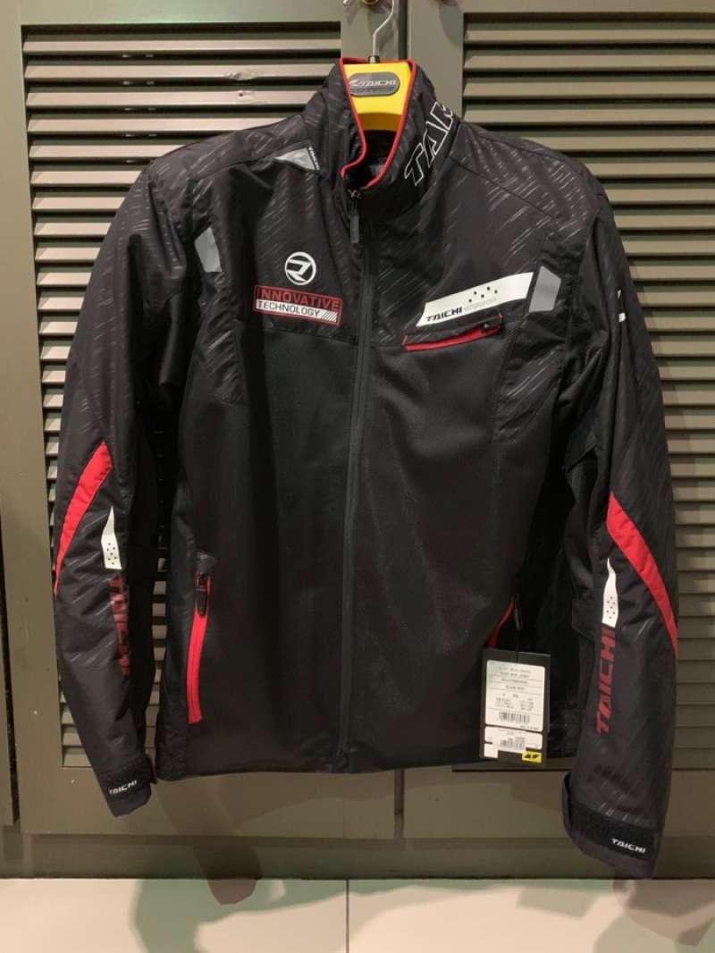 Promo Taichi RSJ 325 Racer Mesh Jacket Black Red Diskon 23 di
