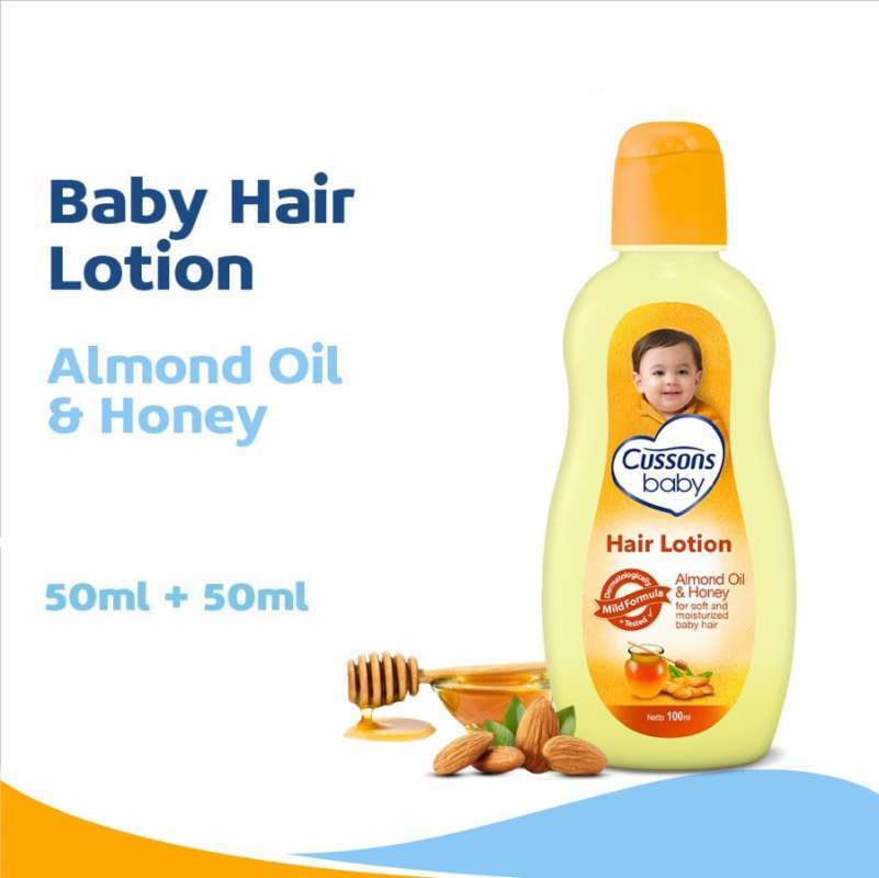 Jual Cussons Baby Hair Lotion Almond Oil Honey 100ml Di Seller