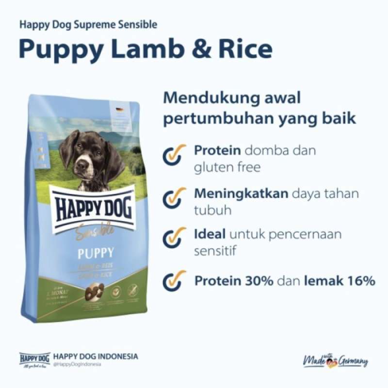 Happydog baby lamb rice 10kg Happy Dog Baby Lamb Rice 10kg
