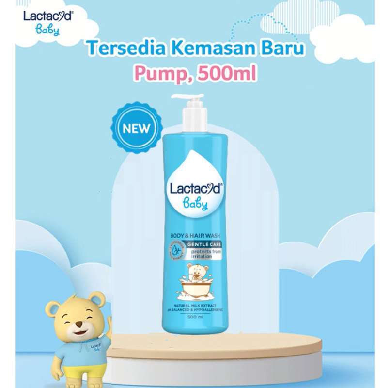LACTACYD BABY Gentle Care 500ml 500 ml Sabun Cair Bayi Kulit Sensitif