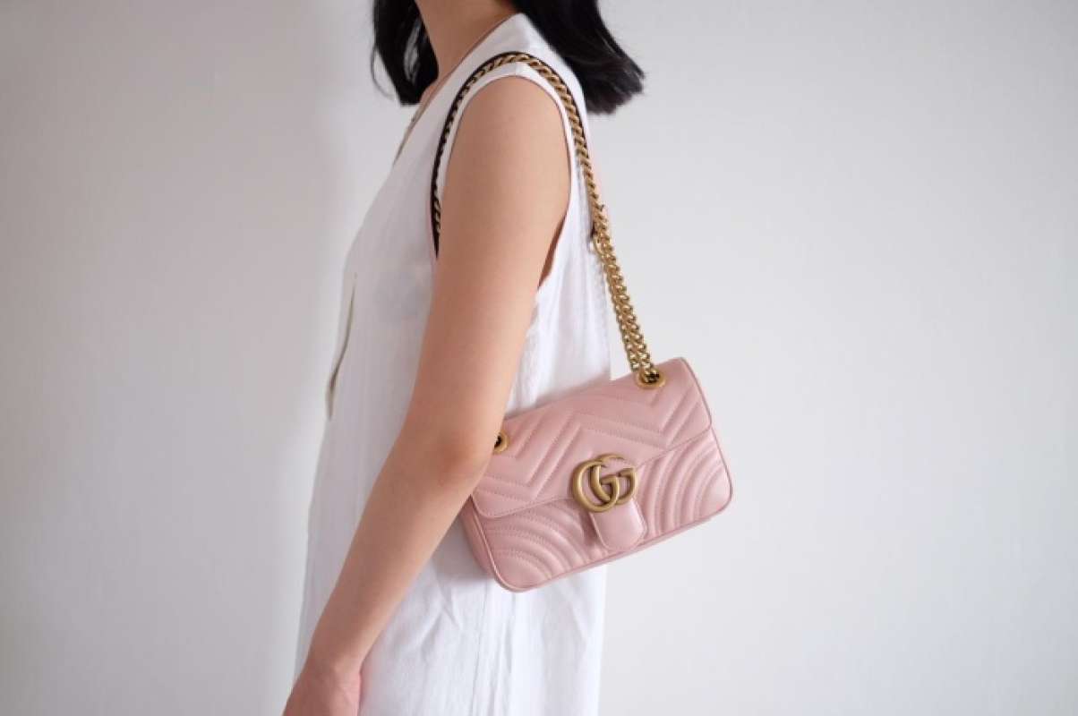 Gucci marmont hotsell nude pink