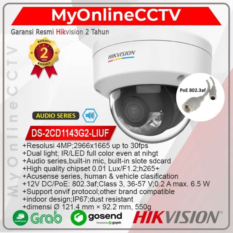 Hikvision audio hot sale ip camera