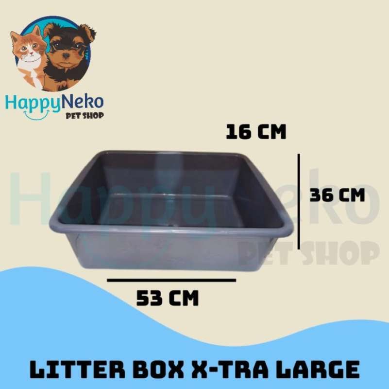 Promo Cat Litter Box Bak Pasir Kucing Ukuran XL Diskon 23 di