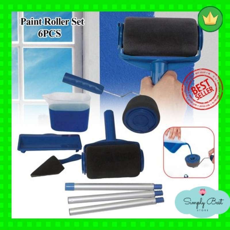 Roll and store paint magic roller